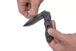 Nóż składany z ostrzem ząbkowanym Wolfcraft