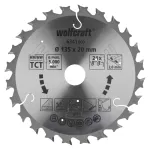 Tarcza HM do pilarek akumulatorowych Wolfcraft Fi 135