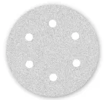 Papier ścierny Menzer WHITE fi 225 z 6 otworami K100 do szlifierek do gipsu 25 szt