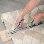 Nóż Profi Wolfcraft, dwuostrzowy, z ostrzami trapezowym i hakowym