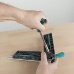 Kątownik do ukośnych pilarek tarczowych, Wolfcraft