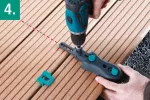 Zestaw do nawiercania desek tarasów Wolfcraft