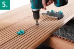 Zestaw do nawiercania desek tarasów Wolfcraft