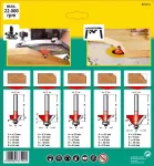 Zestaw frezów profilowych Wolfcraft [5 szt.]