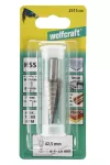 Wiertło stopniowane HSS 4-20 mm Wolfcraft, trzpień 8 mm