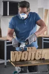 Dysk szlifierski i krążki ścierne O50 mm do szlif. kąt. w zestawie, 4 cz. Wolfcraft