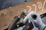 Osłona/ tarrcza do odprowadzania pyłu do szlif. kąt., Wolfcraft