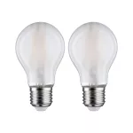 PAULMANN Źródło światła LED Fil 2er AGL 806lm E27 4000K mat 7W 230V