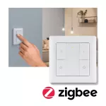PAULMANN Przycisk ścienny SM Zigbee on/off/ ściemniacz biały