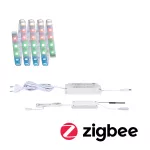 PAULMANN MaxLED 500 zest podst 1,5m Zigbee RGBW Protect Cover IP44 18W 24V 36VA Srebrny