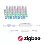 PAULMANN MaxLED 500 zest podst 3m Zigbee RGBW Protect Cover IP44 27W 24V 60VA Srebrny