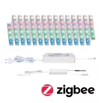 PAULMANN MaxLED 500 zest podst 5m Zigbee RGBW Protect Cover IP44 33W 24V 80VA Srebrny