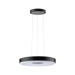 PAULMANN Lampa wisząca PURIC PANE LED 22W 400 mm 3-STEP DIM 230V czarny / szary metal