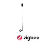 PAULMANN Lampa wisząca PURIC PANE LED SH Zigbee 6W 2700K DIM IP20 230V czarny mat