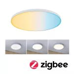 PAULMANN Plafoniera VELORA LED SM Zigbee 22W 2200lm okragła 400mm 2700-6500K 230V biały / metal