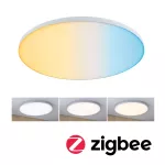 PAULMANN Plafoniera VELORA LED SM Zigbee 32W 3000lm okragła 600mm 2700-6500K 230V biały / metal
