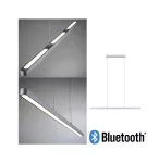 PAULMANN Lampa wisząca LENTO LED DIM SM Bluetooth 43W 1700lm 2700K-6000K 230V chrom matowy / aluminium