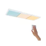 PAULMANN Plafoniera ATRIA SHINE LED Backlight DIM 22W 1800lm 580x200mm 3000/4000/6500K 230V biały matowy / tworzywo sztuczne