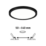 PAULMANN Plafoniera VariFit AREO LED DIM 13W 1300lm 4000K okragła 175mm IP44 230V czarny matowy / tworzywo sztuczne