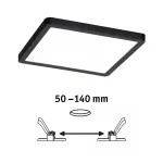PAULMANN Plafoniera VariFit AREO LED DIM SM Zigbee 13W 1200lm 3000-6500K 175x175mm IP44 230V czarny matowy / tworzywo sztuczne