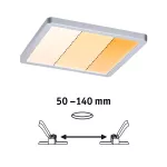 PAULMANN Plafoniera VariFit AREO LED DIM 13W 1200lm 2000-4000K 175x175mm IP44 230V chrom matowy / tworzywo sztuczne