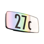 PAULMANN Oprawa numeryczna SHERRA LED SH Zigbee RGBW+ 6.5W 430lm IP44 czujnik ruchu+zmierzchu 230V antracyt tworzywo sztuczne