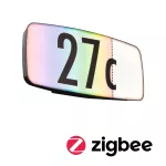 PAULMANN Oprawa numeryczna SHERRA LED SH Zigbee RGBW+ 6.5W 430lm IP44 czujnik ruchu+zmierzchu 230V antracyt tworzywo sztuczne