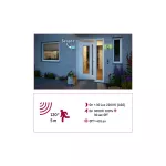 PAULMANN Oprawa numeryczna SHERRA LED SH Zigbee RGBW+ 6.5W 430lm IP44 czujnik ruchu+zmierzchu 230V antracyt tworzywo sztuczne