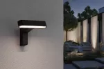 PAULMANN Oprawa elewacyjna ITO LED poziomy IP44 7W 3000K czujnik PIR+ zmierzchu 230V antracyt