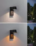 PAULMANN Oprawa elewacyjna CAPEA LED 6W 450lm 2200-3000K czujnik ruchu+zmierzchu IP44 230V antracyt aluminium