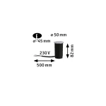 PAULMANN Oprawa wpuszczana podłogowa LED 2.2W 60lm IP67 2200K 230V aluminium metal