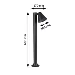 PAULMANN Oprawa ogrodowa TRIAN GU10 max.35W IP44 230V antracyt aluminium