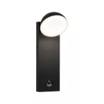 PAULMANN Oprawa elewacyjna PUKA LED 8.5W 460lm 3000K IP44 czujnik ruchu+zmierzchu odporna na wodę morską 230V antracyt aluminium
