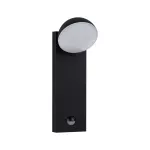 PAULMANN Oprawa elewacyjna PUKA LED 8.5W 460lm 3000K IP44 czujnik ruchu+zmierzchu odporna na wodę morską 230V antracyt aluminium