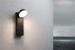 PAULMANN Oprawa elewacyjna PUKA LED 8.5W 460lm 3000K IP44 czujnik ruchu+zmierzchu odporna na wodę morską 230V antracyt aluminium