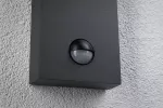 PAULMANN Oprawa elewacyjna PUKA LED 8.5W 460lm 3000K IP44 czujnik ruchu+zmierzchu odporna na wodę morską 230V antracyt aluminium