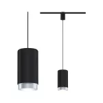 PAULMANN Urail wisząca lampa Corus max.1x50W E27 Czarna mat 230V Metal/Plastic