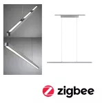 PAULMANN Lampa wisząca URail LENTO LED DIM SM Zigbee 3x15.5W 3x1800lm 230V chrom matowy / aluminium