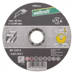 Tarcza korundowa 125 x 1.5 do aluminium WOLFCRAFT
