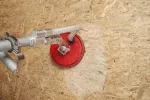 Krążek ścierny z włókniny, mocowanie na rzep, Gr. 280; O225mm, Wolfcraft