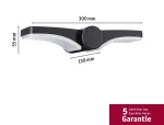 PAULMANN Oprawa elewacyjna PEKANA LED 2X6W 3000K 2X480lm IP44 230V antracyt aluminium