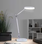 PAULMANN Lampka biurkowa NUMIS QI LED 11W 2700K-6500K 1000lm DIM + ładowanie indukcyjne 230V biały / aluminium