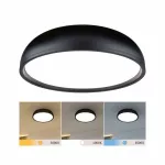 PAULMANN Lampa sufitowa OKA LED 24W 950lm 3000/4000/6500K IP44 230V czarny matowy / tworzywo sztuczne