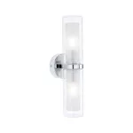 PAULMANN Lampa ścienna LUENA E14 max. 2x20W IP44 230V szkło chrom / metal