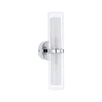 PAULMANN Lampa ścienna LUENA E14 max. 2x20W IP44 230V szkło chrom / metal