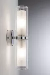 PAULMANN Lampa ścienna LUENA E14 max. 2x20W IP44 230V szkło chrom / metal