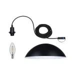 PAULMANN Lampa wisząca MAPALO Plug & Shine 2W 3000K IP44 24V antracyt