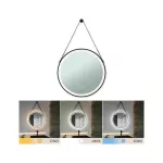 PAULMANN Lustro podświetlane LED Mirra IP44 Biały Switch 750lm 230V 11,5W Możliwość ściemniania Czarny/lustro