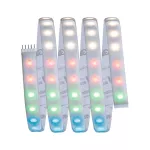 PAULMANN MaxLED 1000 zestaw podst. 1,5m RGBW IP44 Cover 3000K 18W 230/24V 50VA srebr twszt