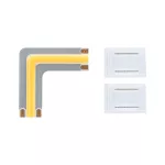 PAULMANN MaxLED 500 Strip Edge Full-Line COB Narożnik 90st. 2700K 0,3W 24V srebr twszt